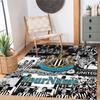 Newcastle 10 Customizable Name Carpet Design for Game Room Entryway Dormitory Living Rooms Anti-slip Rug Decorate Offices