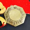 Большое медное выпуклое зеркало Багуа для дома - Подвеска с диаграммой Инь Ян Тай Цзи для входной двери, балкона или окна