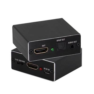 Аудиоэкстрактор HDTV 4K высокого разрешения Аудиоэкстрактор HDTV поддерживает 5.1-канальный звук с оптическими и 3,5-мм выходными интерфейсами