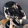2024 New Vintage Double-sided Printed Imitation Cashmere Scarf,thickened and Warm High-end Feel Office Shawl