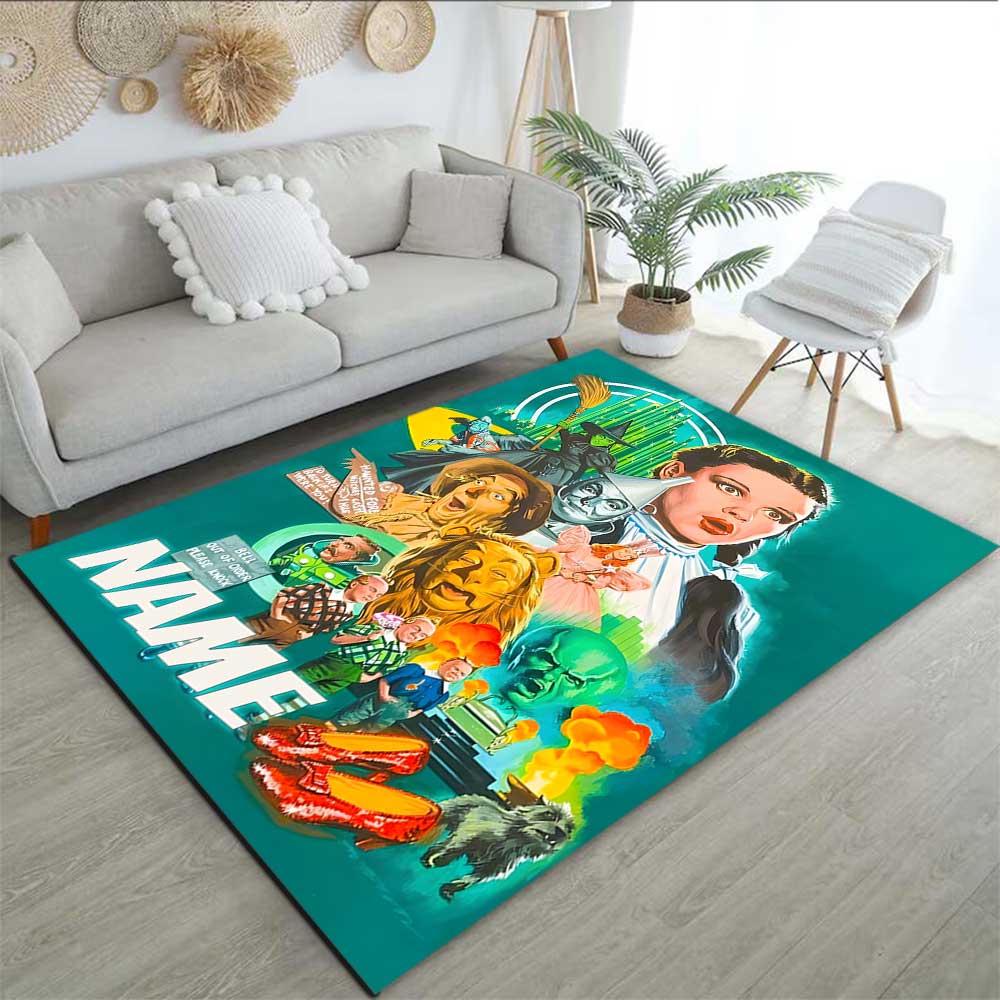 Warner Bros. Works (23) Customize your name rug, office chair cushion, home bedroom living room gift.