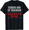 Service Dog In Training Dog Handler and Trainer Unisex T-shirt