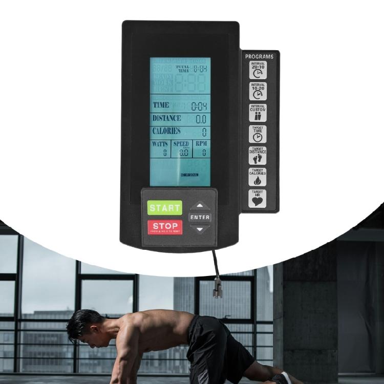 Велокомпьютер Спидометр Монитор сердечного ритма ЖК-дисплей для электровелосипеда для велотренажеров и фитнес-оборудования