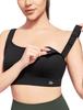 Иветт Кормление грудью Без кормления Спина Высокий Быстрый Спорт Дородовой Дородовой и послеродовой Для беременных М Черный Бюстгальтер, тряска, без косточек, удобный, крючок,