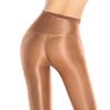 Женские колготки 70D, блестящие, с высокой талией, узкие чулки, клубная одежда