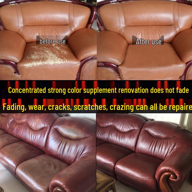EIDECHSE Leather Color Restorer: Genuine Leather Dye for Sofas, Bags, Clothes, Jackets, and Shoes.