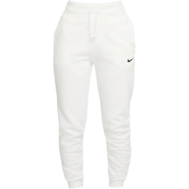 Nike Женские облегающие спортивные брюки с логотипом и высокой талией, белые DQ5689-133
