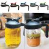 For Wide Mouth Jar With Pou R Hole With Handle 86mm Mason Jar Lid Seal Bottle Cover Spout Lid