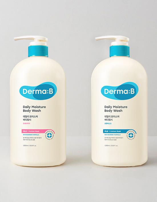 Dermabi Daily Moisture Body Wash Cotton Musk Новый 1000 мл