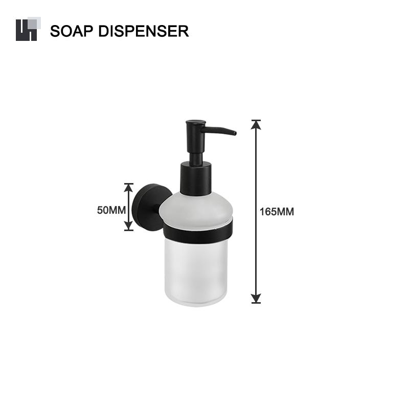 Matte Black Bathroom Stainless Steel Knurled Towel Rack Paper Holder Towel Bar Soap Dispenser Toilet Brush Hardware Accessories