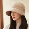 Женская ретро-модная шапка-берет, универсальная и удобная шапка-берет для путешествий на открытом воздухе осенью и зимой