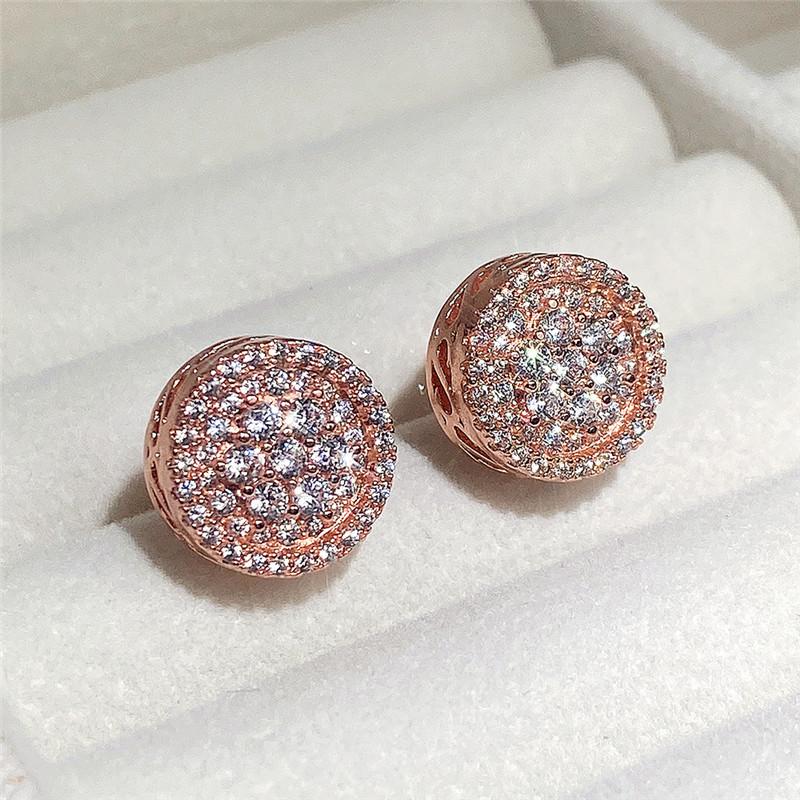 Модные лаконичные серьги-пусеты для женщин, цвет золотистый/цвет розового золота, для повседневной носки, изысканные аксессуары, трендовые украшения