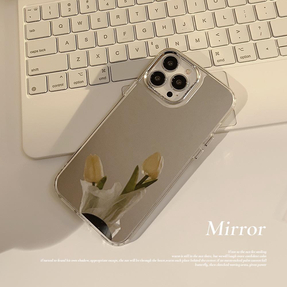 Electroplating Mirror 17pro Max for IPhone 16 for Apple 15 Phone Case 12 High-end Feeling 13pro Minimalist 11