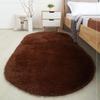 Oval Carpets for Living Room Sofa Bed Bedides Mats Soft Rugs Non-slip Bedroom Mats Home Decoration Tapetes