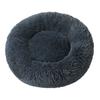 Donut Pet Bed Fluffy Round Cat Bed with Anti-Slip Bottom Cozy Shaggy Plush Dog Calming Bed for Small Dogs Cats Sofa Couch Floor