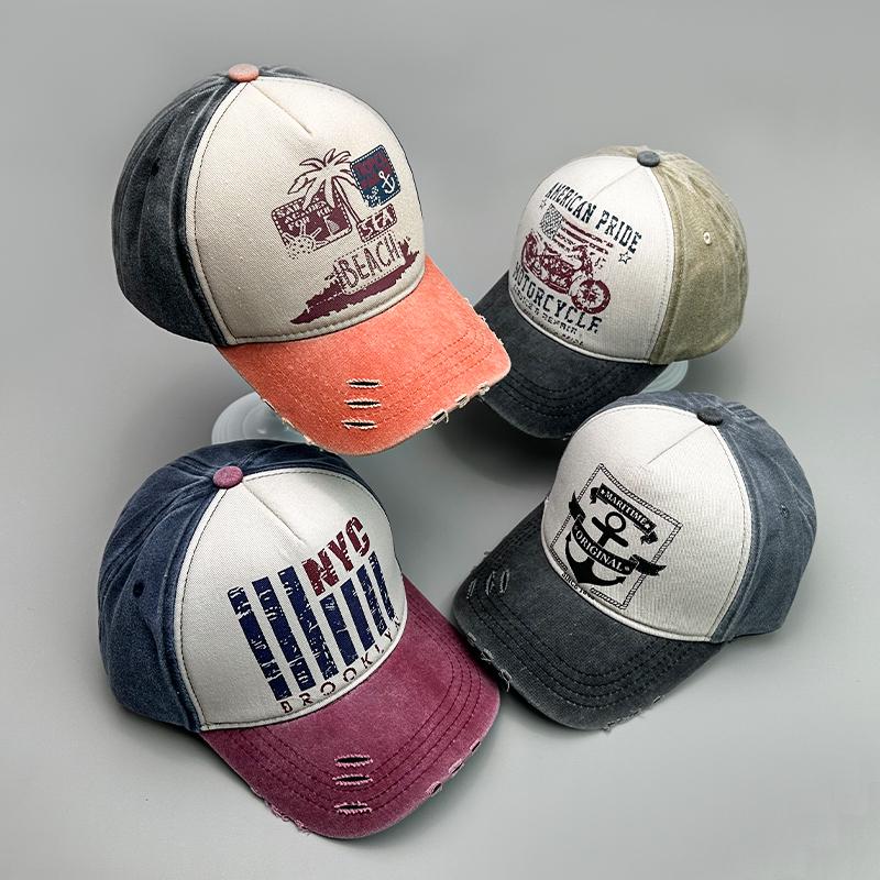 Мужские Женские Хлопковые Модные Кепки Snapback Универсальные Повседневные Новые Ковбойские Бейсболки Уличный Хип-Хоп Козырек от Солнца На Открытом Воздухе Спорт Американские