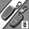 BBKT7 Чехол-футляр из цинкового сплава и кожи для умного ключа автомобиля BMW 1 3 5 7 Серии X1 X3 X4 X5 F10 F15 F16 F20 F30 F18 F25 M3 M4 E34 Наклейка