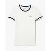 Lacoste Женская футболка S Slim Fit Tipping с коротким рукавом Tf7221 54g Ev0