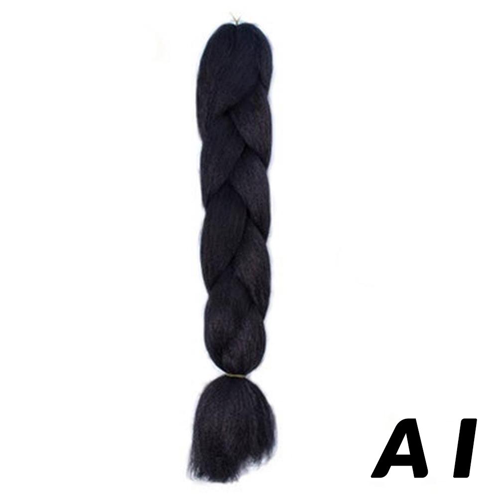 MISS WIG Synthetic Long Braid Ponytail Extension Straight Sleek Wrap Around Colorful Braid Hair Extensions Ponytail Natural Soft For Women Wear