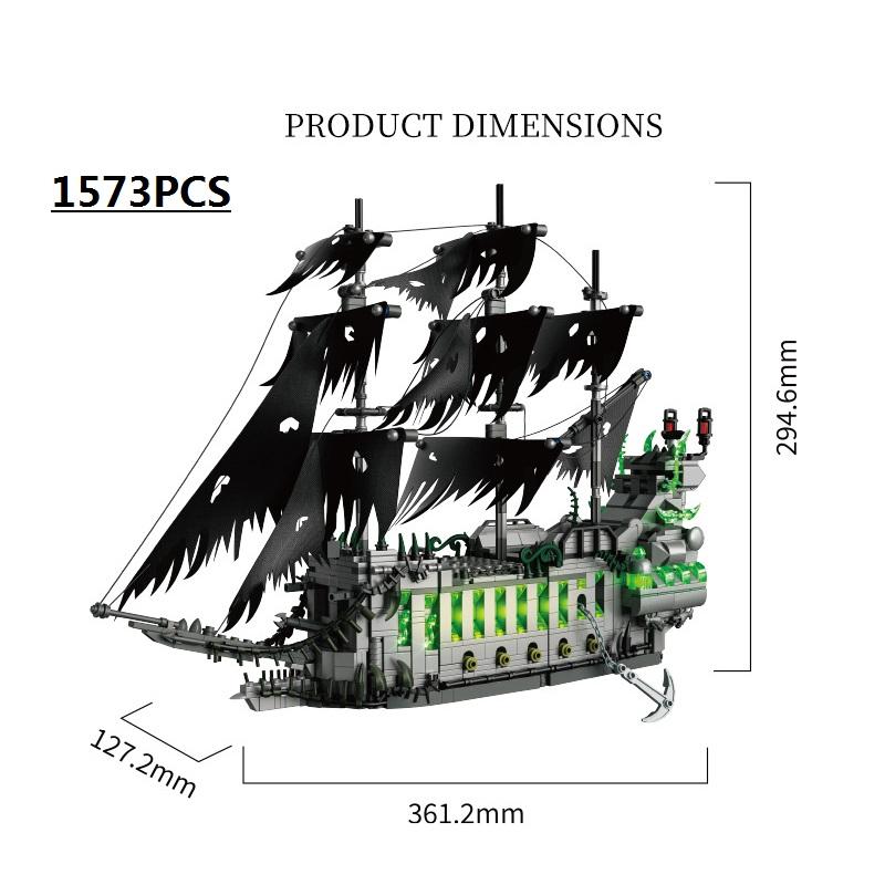 Plastic Blocks Corsair Boat Building Bricks Cruise Ship Flying Dutchman Black Pearl Brinquedo Education Toy Boy Gift Man Present