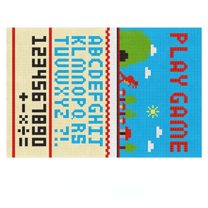 Cartoon Children's Bedroom Decor Carpet Early Education Carpets for Living Room Cute Study Lounge Rug Non-slip Baby Crawling Mat