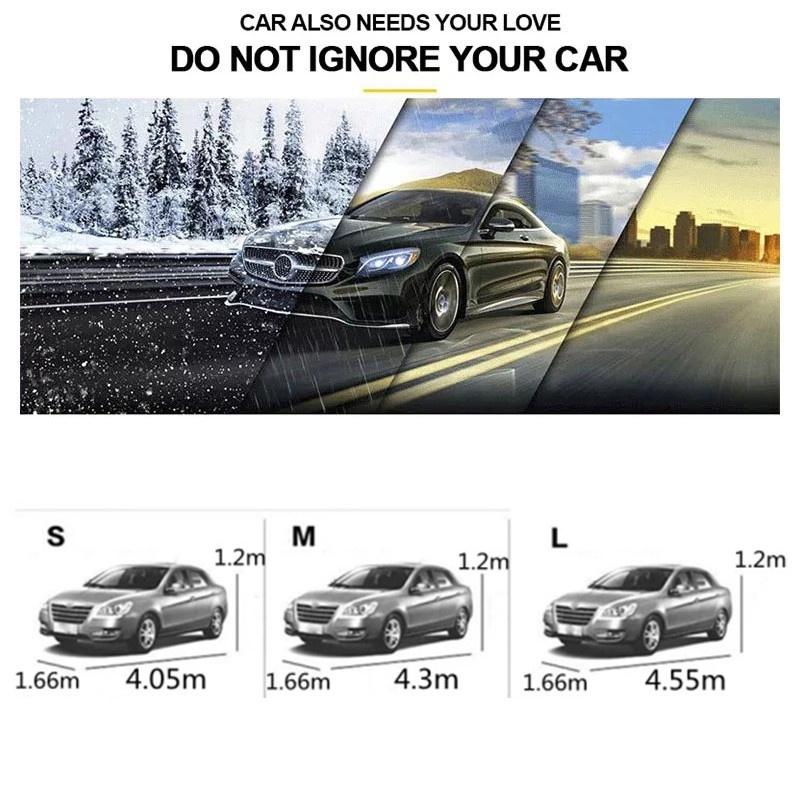 S-XXL Водонепроницаемые пылезащитные автомобильные чехлы Наружная защита Внешние полные автомобильные чехлы Защита от пыли, дождя, снега, внедорожника, седана, внешние аксессуары автомобиля