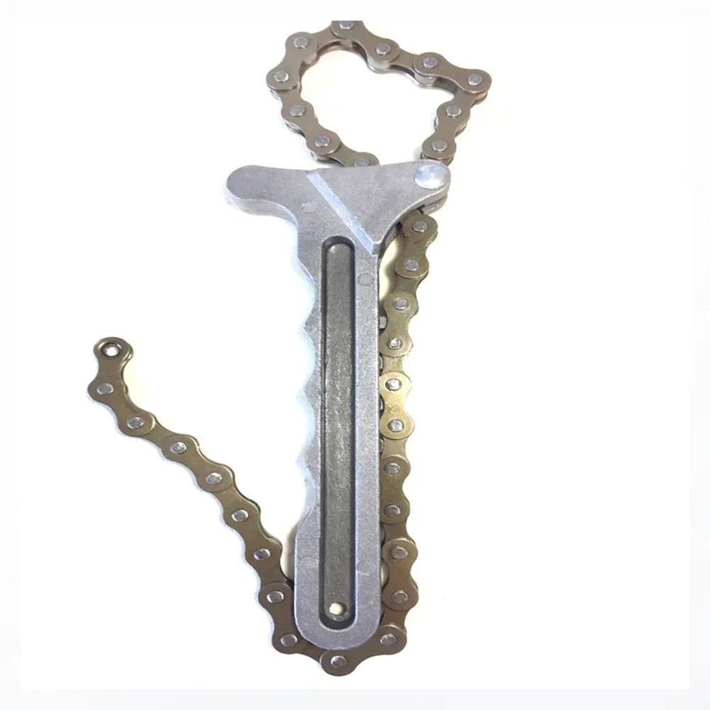 Инструменты для разборки автомобиля Регулируемый масляный фильтр двигателя автомобиля Цепной ключ Ключ для снятия Инструменты для ремонта автомобиля Автомобильные аксессуары