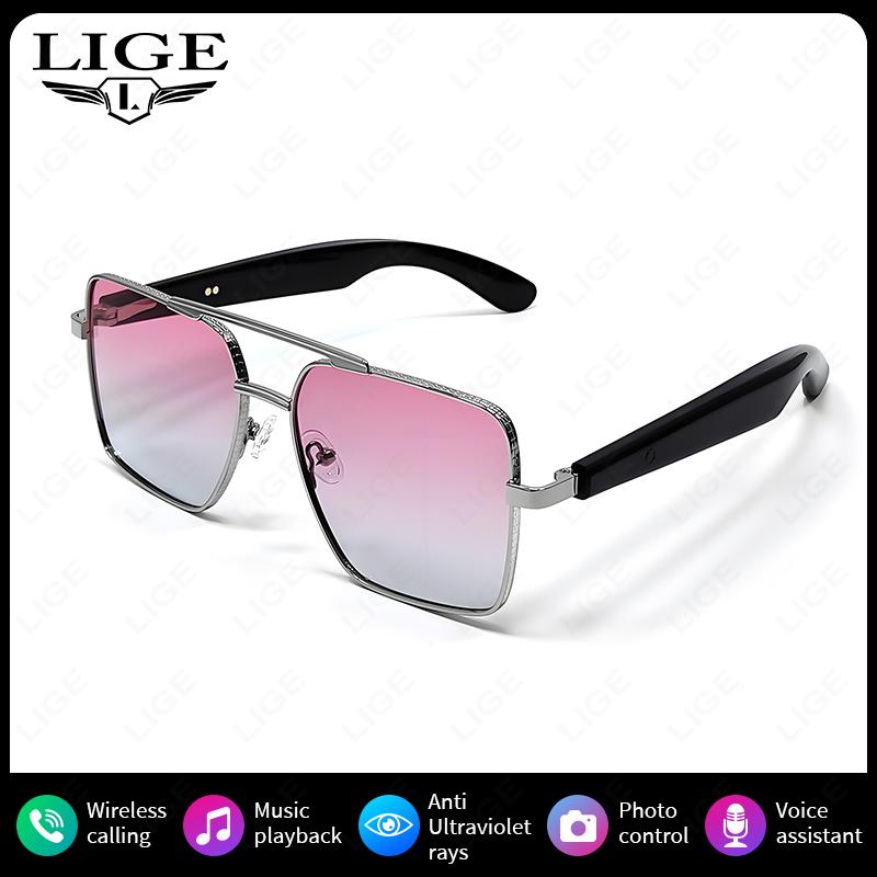 Smart Sunglasses Bluetooth Headphones Outdoor Sport Earphone AI Voice Calling Music Glasses Ultraviolet-Proof Eyeglasses