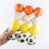 6.3cm Anti Stress Ball Relief Soccer Football Basketball Baseball Tennis Soft Foam Rubber Squeeze Ball Toys for Kids