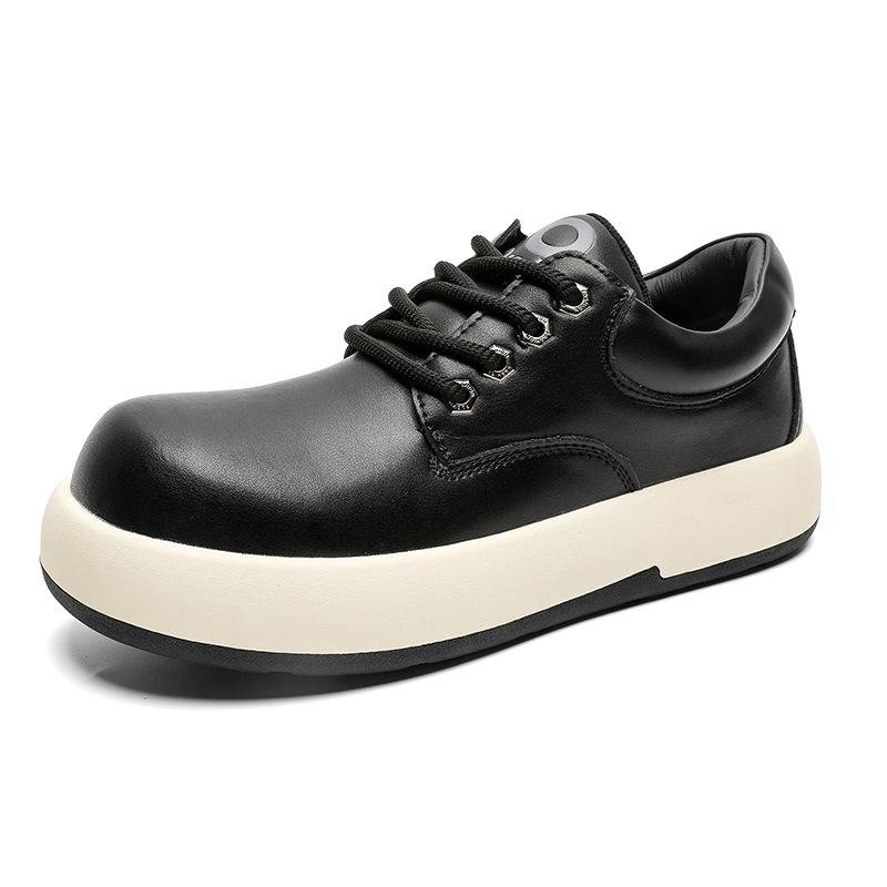 58123 Rhubarb Boots Men's and Women's Thick-soled Mountaineering Tooling Boots Martin Boots Thick-soled Big-head Shoes