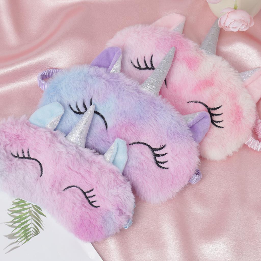 1 шт./3 шт./5 шт.-Мультяшная вечеринка с единорогами Аниме Маска для сна Детский подарок Милые повязки для глаз Дорожная маска для сна Маска для глаз Тень Отдых Повязка на глаза