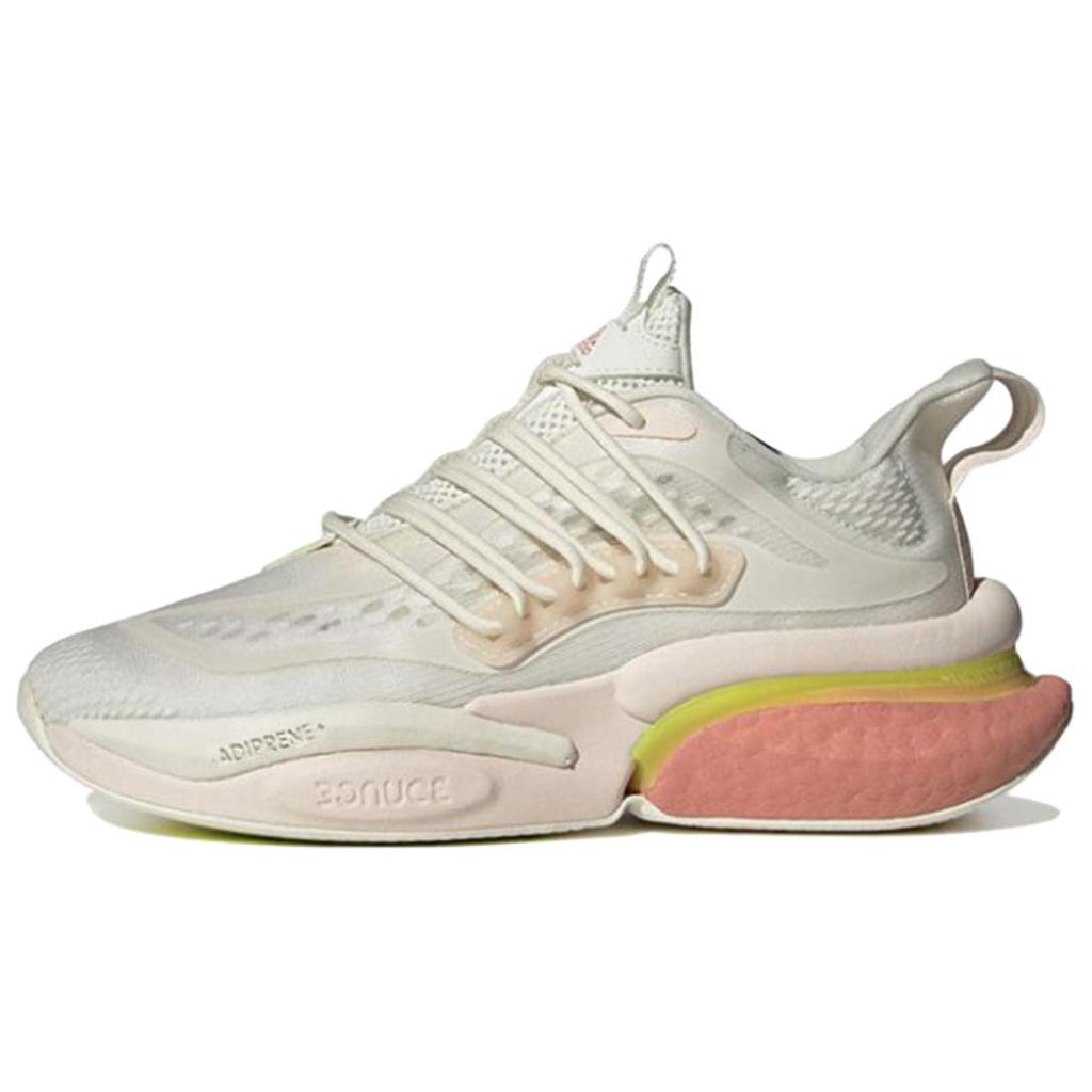 adidas Alphaboost V1 Off White Wonder Clay Lucid Lemon Женские IE9730
