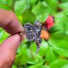 Natural Labradorite Gemstone Handmade 925 Sterling Silver Ring Size 6.5 K0l81