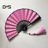Мини складной веер с кисточками, легкий ручной веер в китайском стиле из бумаги, портативный летний охлаждающий вентилятор, украшение для костюма на вечеринку, аксессуары