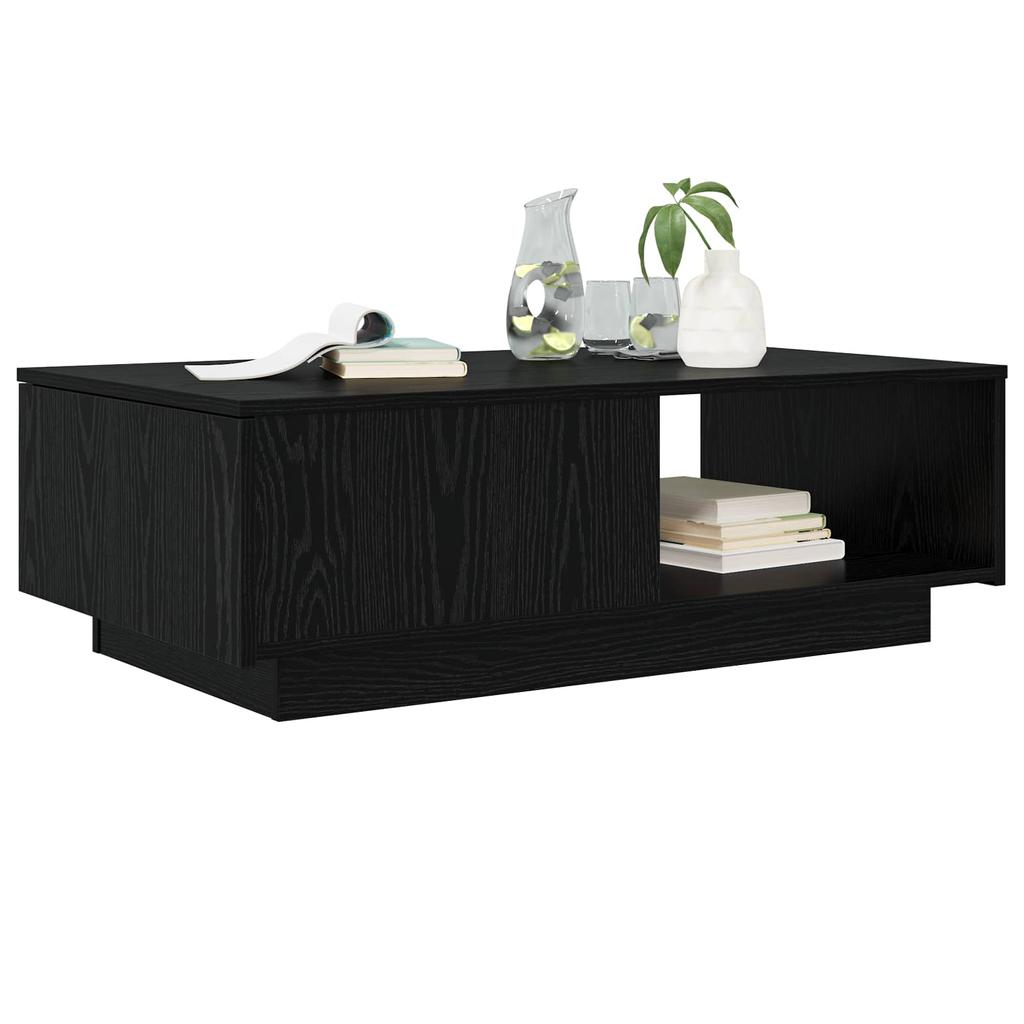 Coffee Table Black Oak Look 95 x 55 x 31 cm Wood Based Material