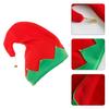 Elf Hats Plush Made for Boys Girls Caps for Festive Christmas Eve Santa Hats with Metal Made Bell Ornament At the Top