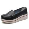 Women's Loafers Driving Moccasins Casual Slip On Thick Sole Height Increasing Business Office Shoes