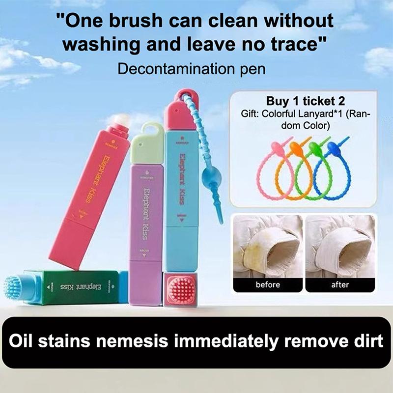 White Clothes Stain Remover Pen Household Powerful Degreasing Pen Portable Waterless Oil Stain Remover Pen For Emergency Use