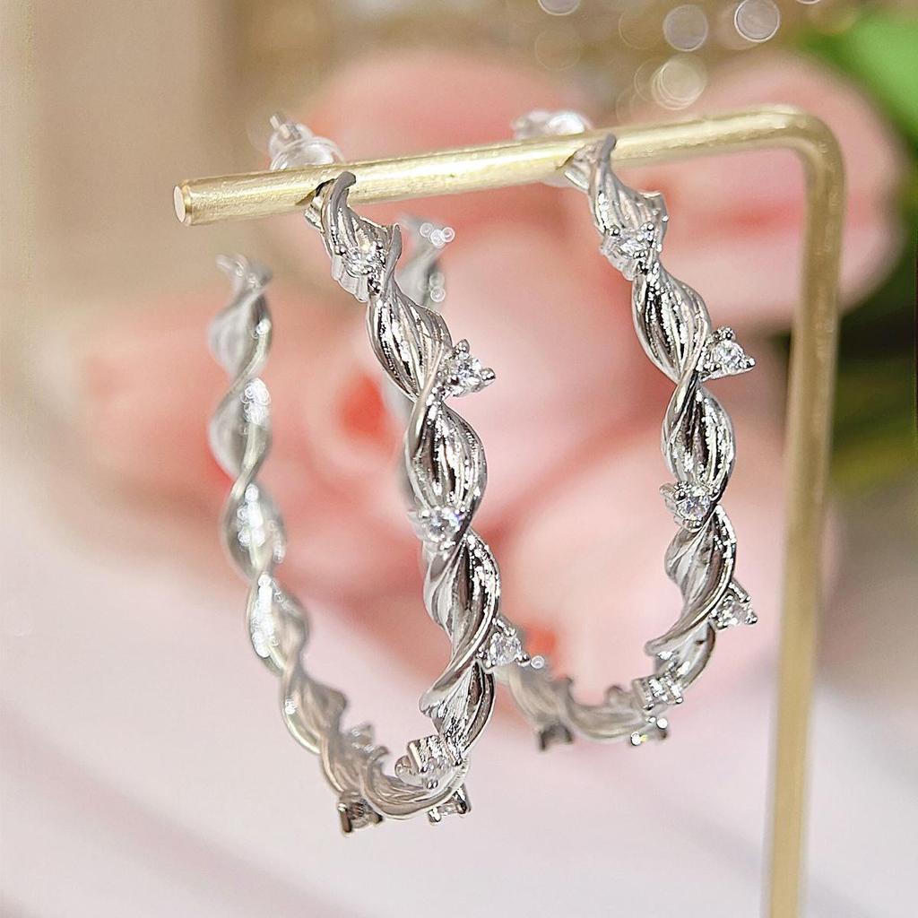 CMM корейский стиль золотой цвет серебряный цвет круглые серьги-кольца вечерние большие ушные петли женские украшения