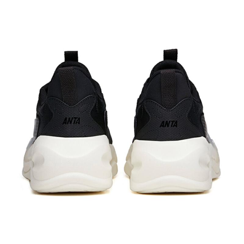Anta Chao Worship 2.0 Коллекция Life Противоскользящие износостойкие низкие повседневные кроссовки Мужские Черно-белые Кроссовки 112138840-4