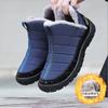 Fashion WOTTE Winter Men Waterproof Snow Boots Warm Plush Ankle Boots Men Outdoor Sneakers Cotton Shoes Plus Size 47 Men's Boots