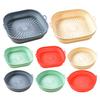 Non-stick Baking Pan Round Square Cheesecake Water Bath Pan Foldable Food Grade Cake Pan Oven Safe Silicone Pan