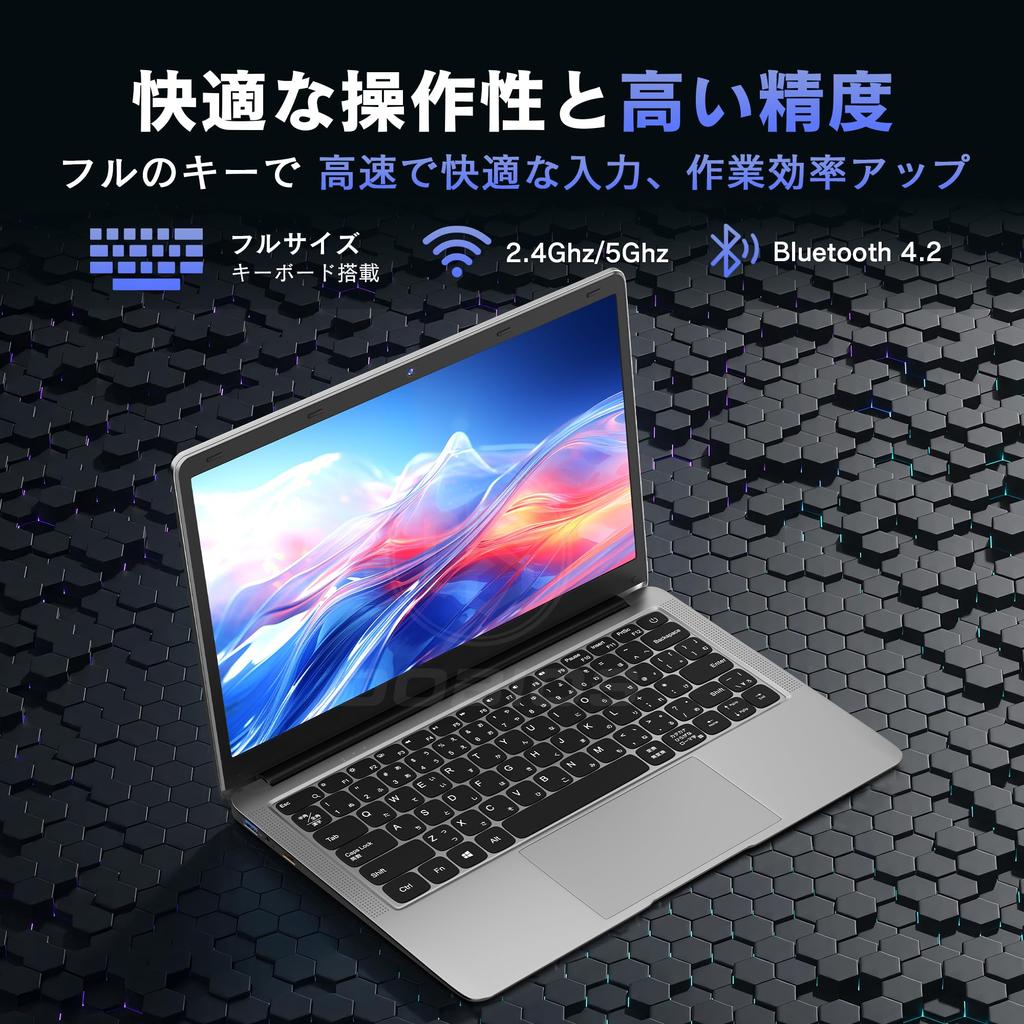 Dobios Windows 11 Laptop with Japanese Webcam USB Mini and Celeron N4000 Lightweight and Ideal for and Those Working from Home or Using 128GB Office,