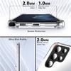 Magnetic Finger Ring Stand Transparent Case For Samsung Galaxy S22 Ultra Plus S21 S20FE S10 S20 Plus Note 20 Ultra Soft TPU Card Slot Kickstand Cover