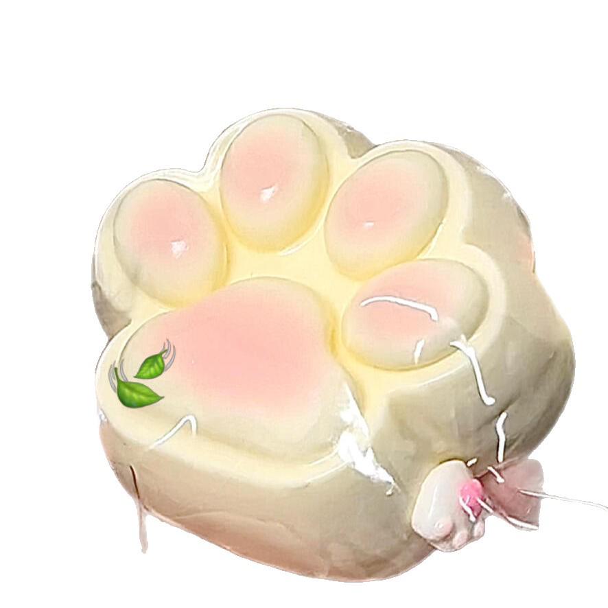 Cute Sweetheart Cat Paw - Food Grade Silicone Yogurt Squeeze Soft Cream Mud