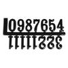 Chiffres autocollants - sct.-LS - 20 mm - Noir - Style classique - Mixte