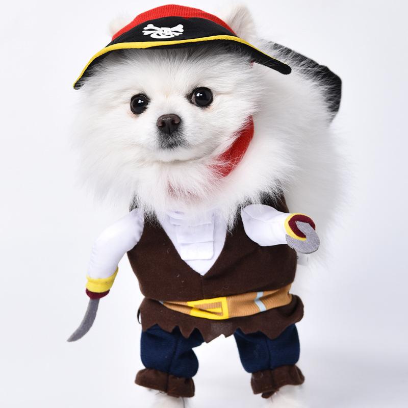 Funny Dog Clothes Cat Funny Bigbear Puppy Puppy Teddy Transforms Pirate Pet Clothing