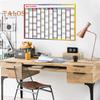 2025 Yearly Wall Calendar Full Year Annual Wall Calendar In One Page 12 Month Planner with Stickers for Office School Supplies