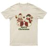 Merry Christmas SnowUnisex Festive TShirt Unisex Gift Retro Seasonal Funny Xmas