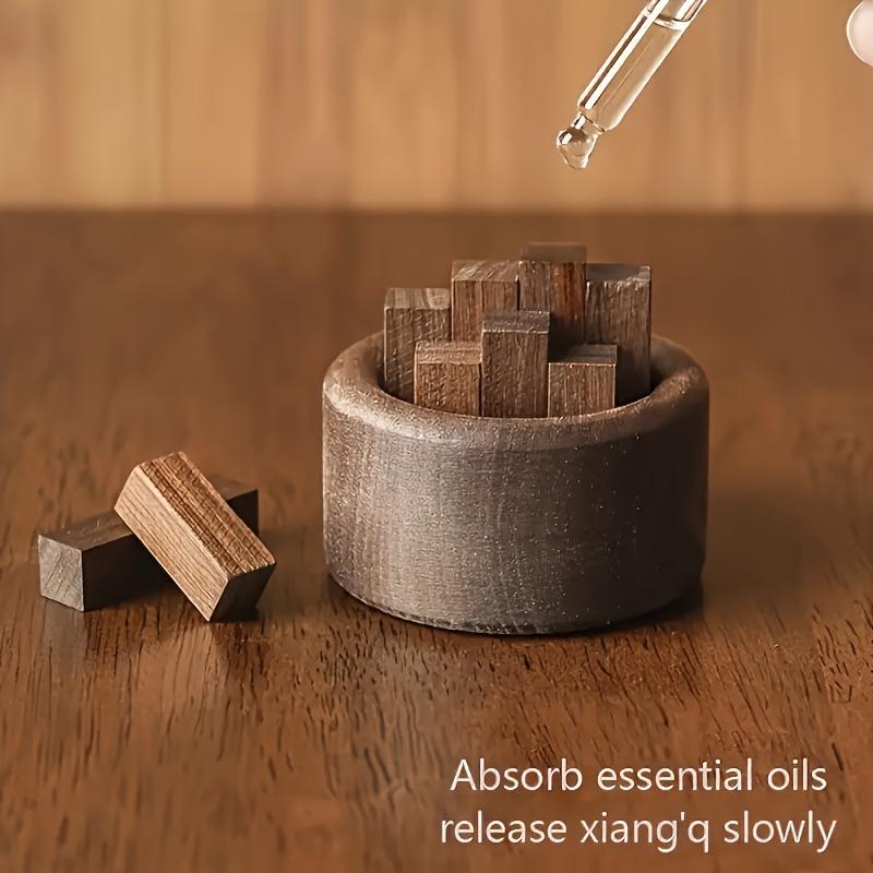 1 шт. Элегантный маленький диффузор ароматов в форме камина - Стильный цилиндрический дизайн, подходит для украшения дома и автомобиля, диффузор
